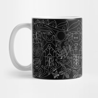 lego in soccer alien pattern in mayan ecopop Mug